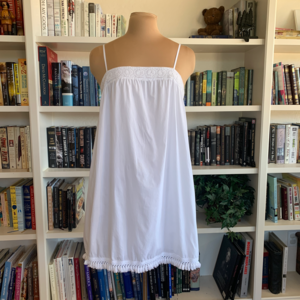 Vineyard Vines White Cotton Spaghetti Strap Romantic Boho Sundress